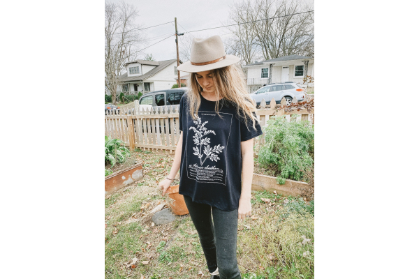 Wormwood Unisex T-Shirt | Herbal Illustration