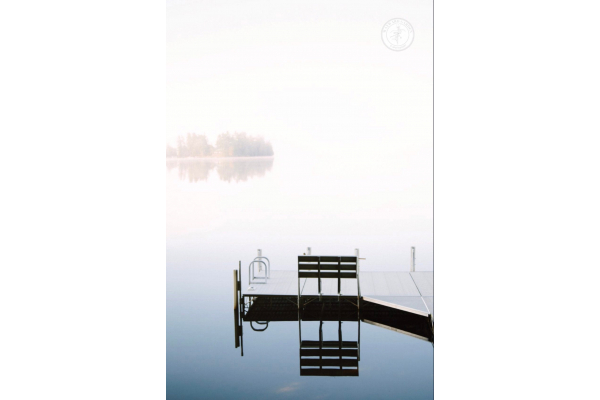 Serene Water Scene Poster Print
