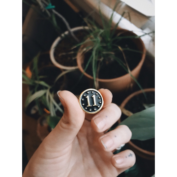 11 pin | Eleven pin | Hard Enamel Lapel Pin | Gold | Lapel Pins | Enamel Pins |