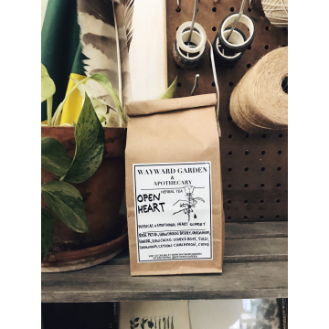 Open Heart Tea | Rose and Damiana | Raw Cacao and Cardamom